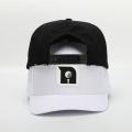 Oem Custom 5 Panel High Quality Water Resistant Laser Cut Drilled Hole Perforated Dad Hat,PVC Patch Sport Baseball Cap